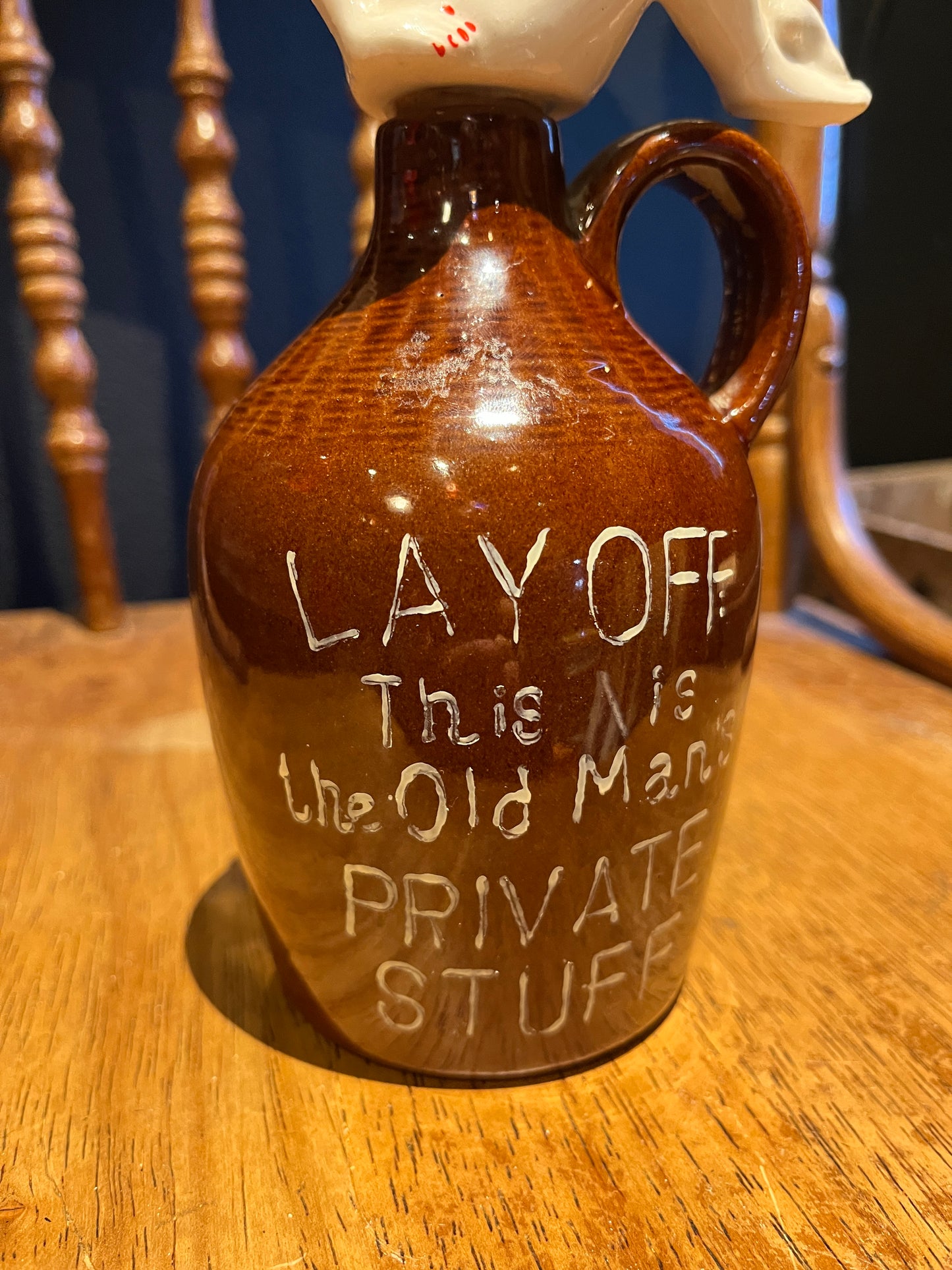 1950's PIN UP GIRL Lay Off Jug
