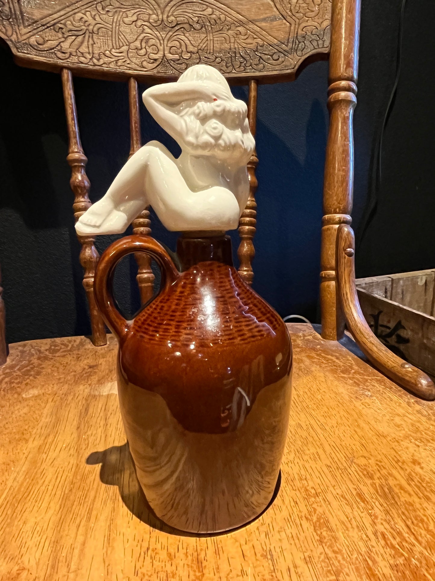 1950's PIN UP GIRL Lay Off Jug
