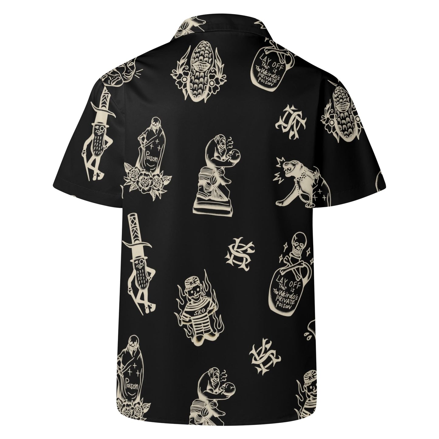 ※受注販売 SK OLDIES pattern shirt "Stay Weird.Stay Loud."