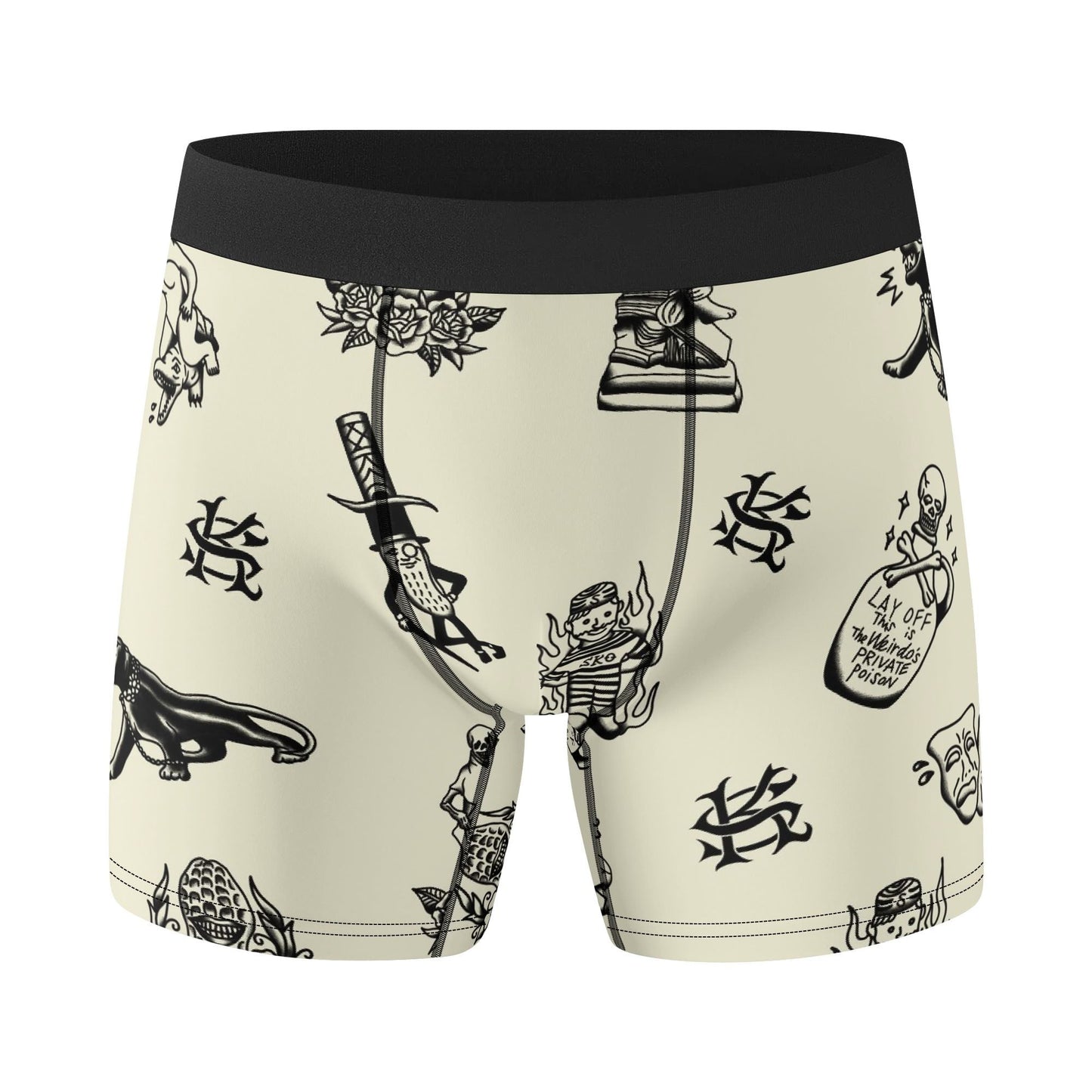 ※受注販売 SK OLDIES ボクサーパンツ "Stay Weird.Stay Loud."