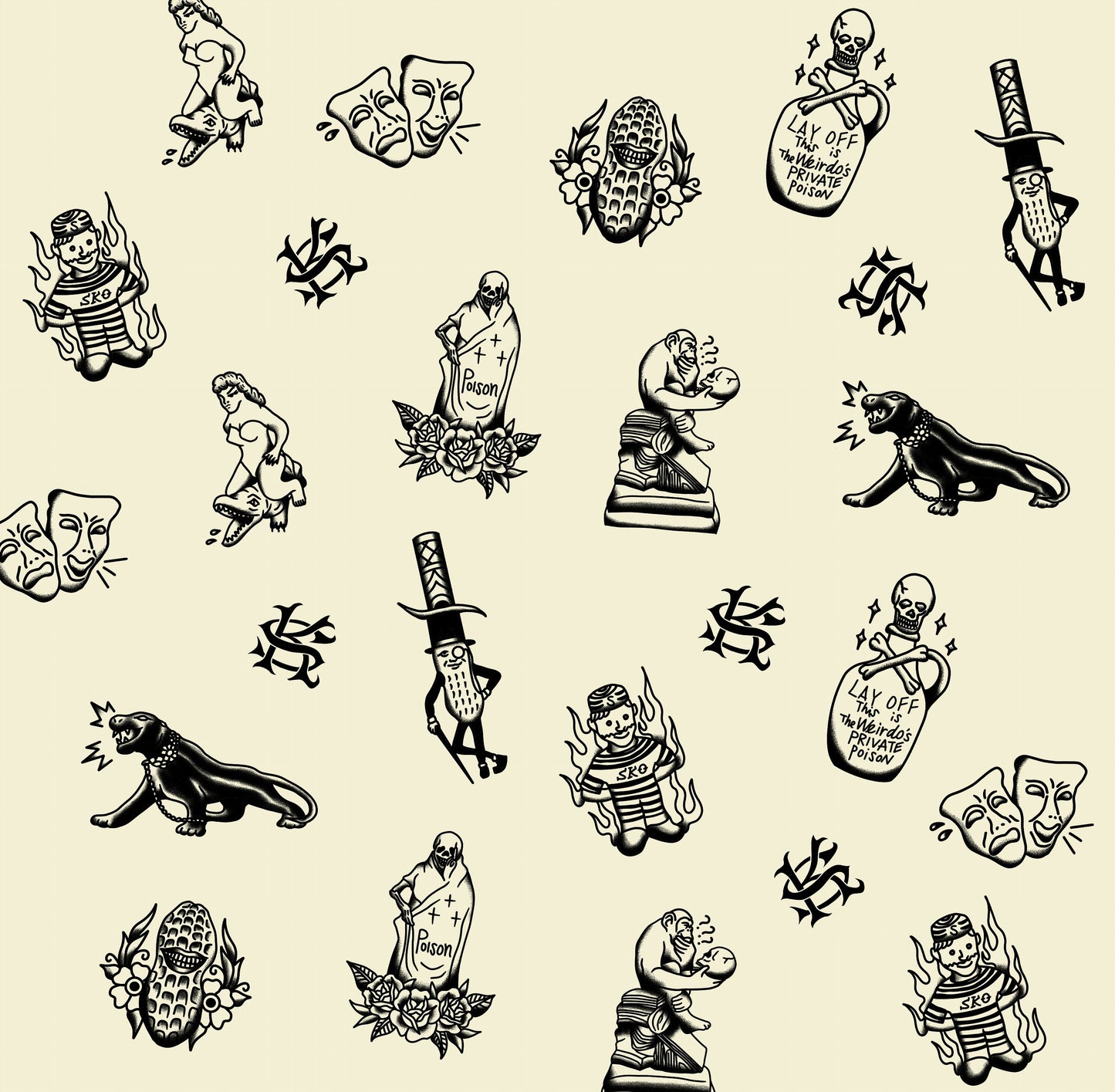 ※受注販売 SK OLDIES ボクサーパンツ "Stay Weird.Stay Loud."