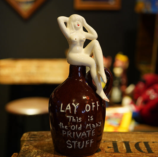 1950's PIN UP GIRL Lay Off Jug