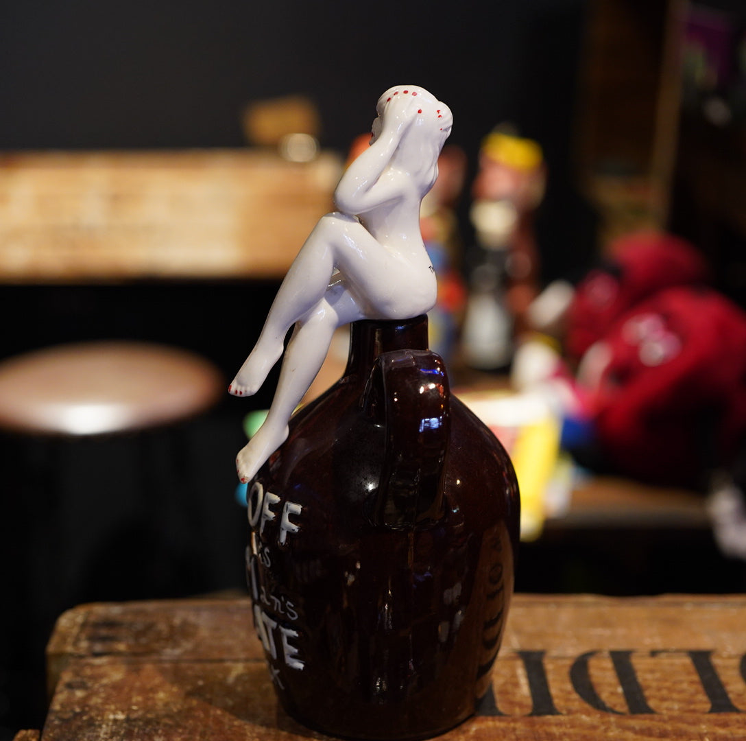 1950's PIN UP GIRL Lay Off Jug