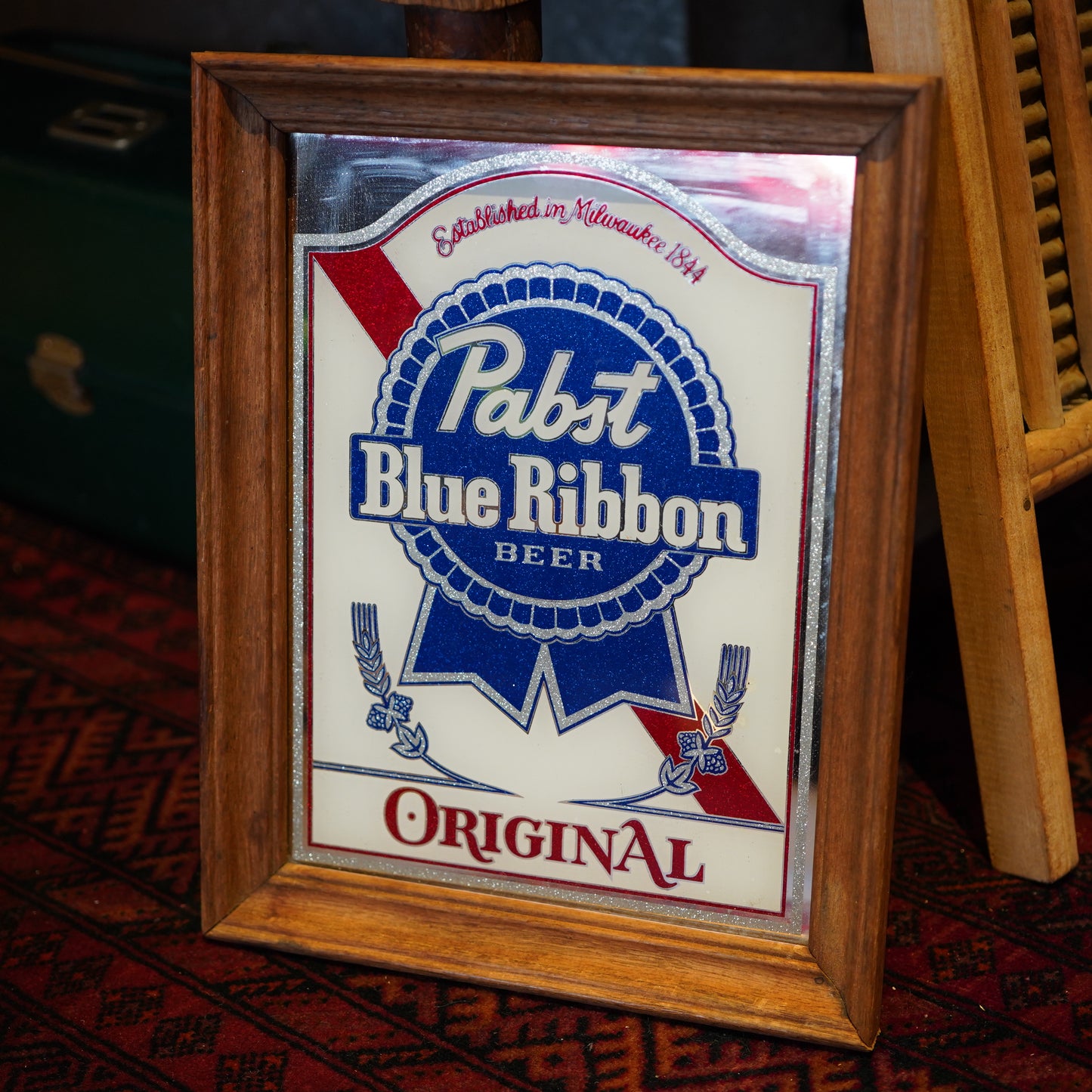 Pabst Blue Ribbon パブミラー