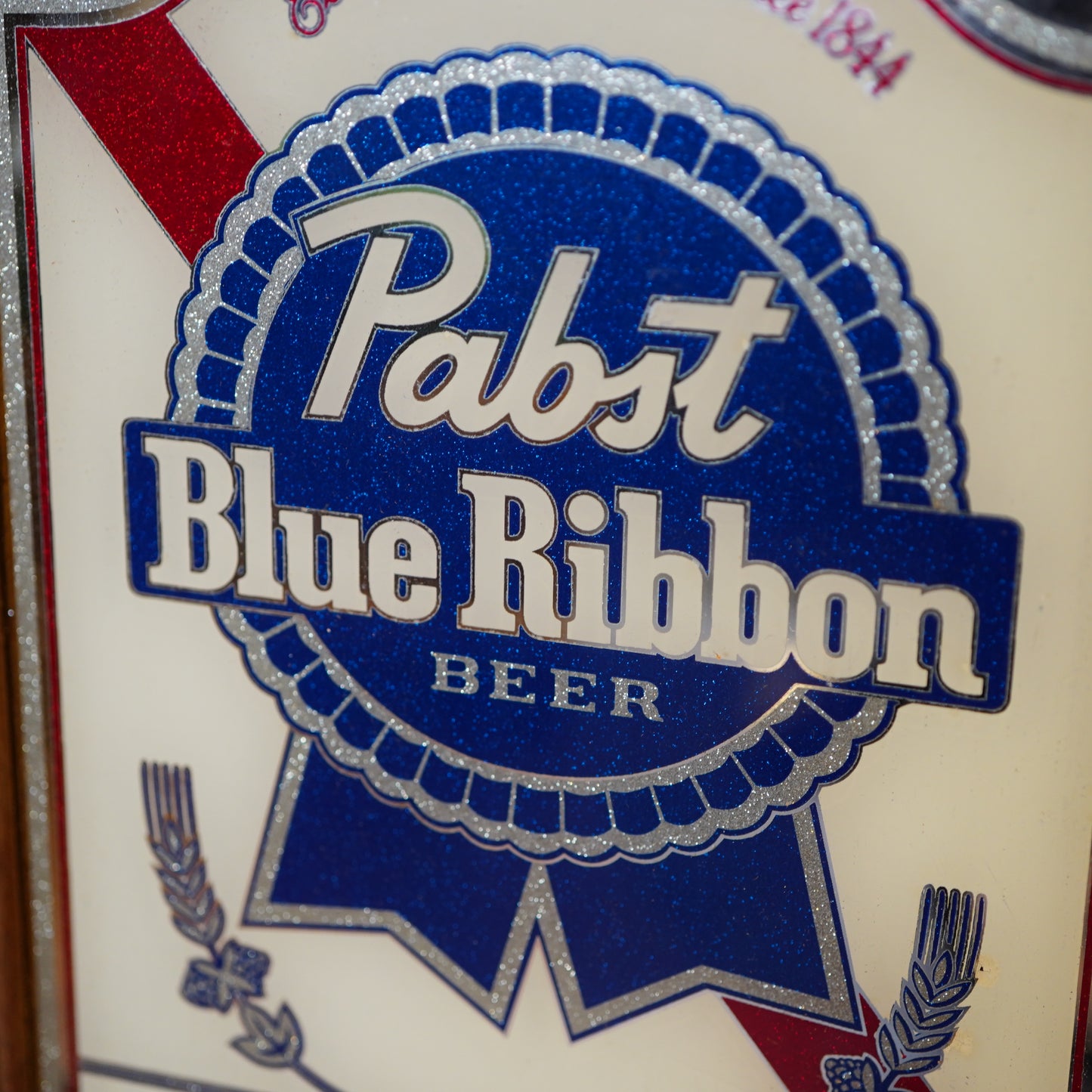 Pabst Blue Ribbon パブミラー