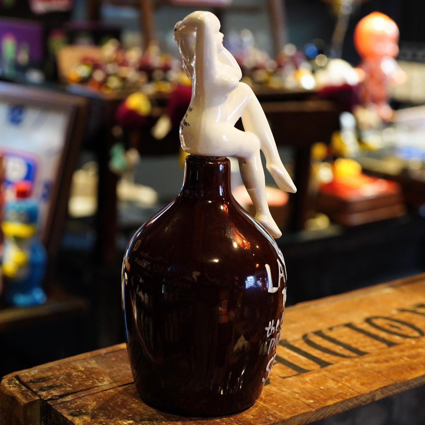 1950's PIN UP GIRL Lay Off Jug