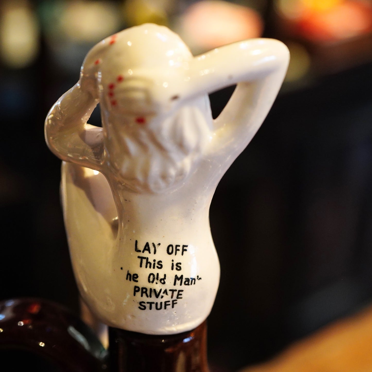 1950's PIN UP GIRL Lay Off Jug