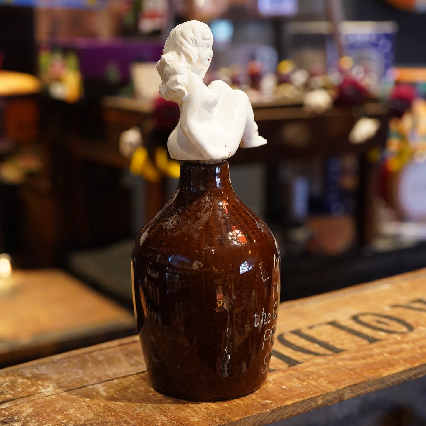1950's PIN UP GIRL Lay Off Jug