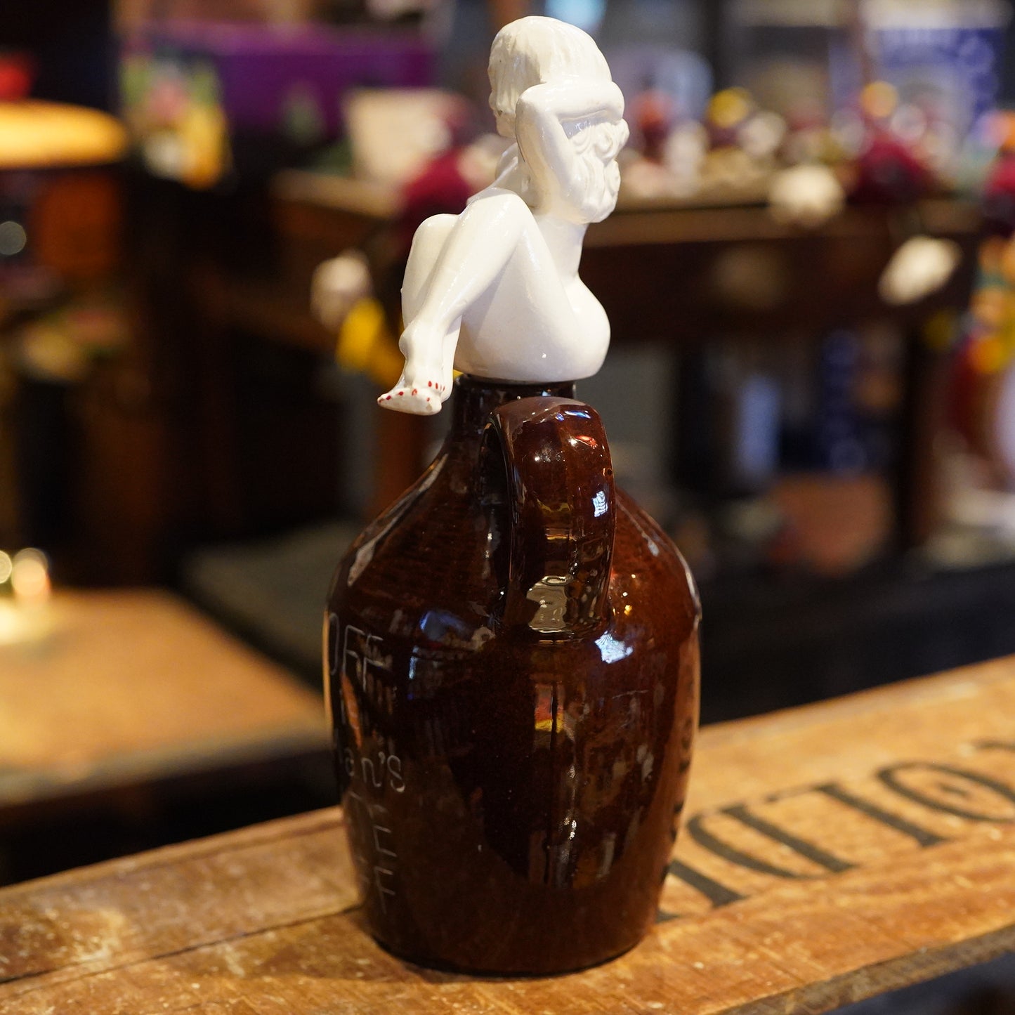 1950's PIN UP GIRL Lay Off Jug