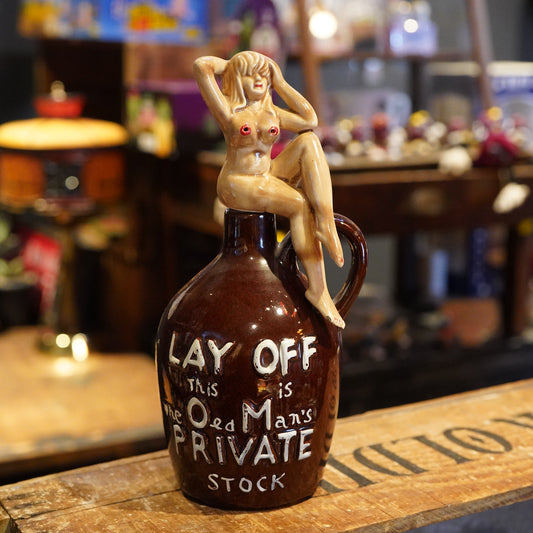 1950's PIN UP GIRL Lay Off Jug