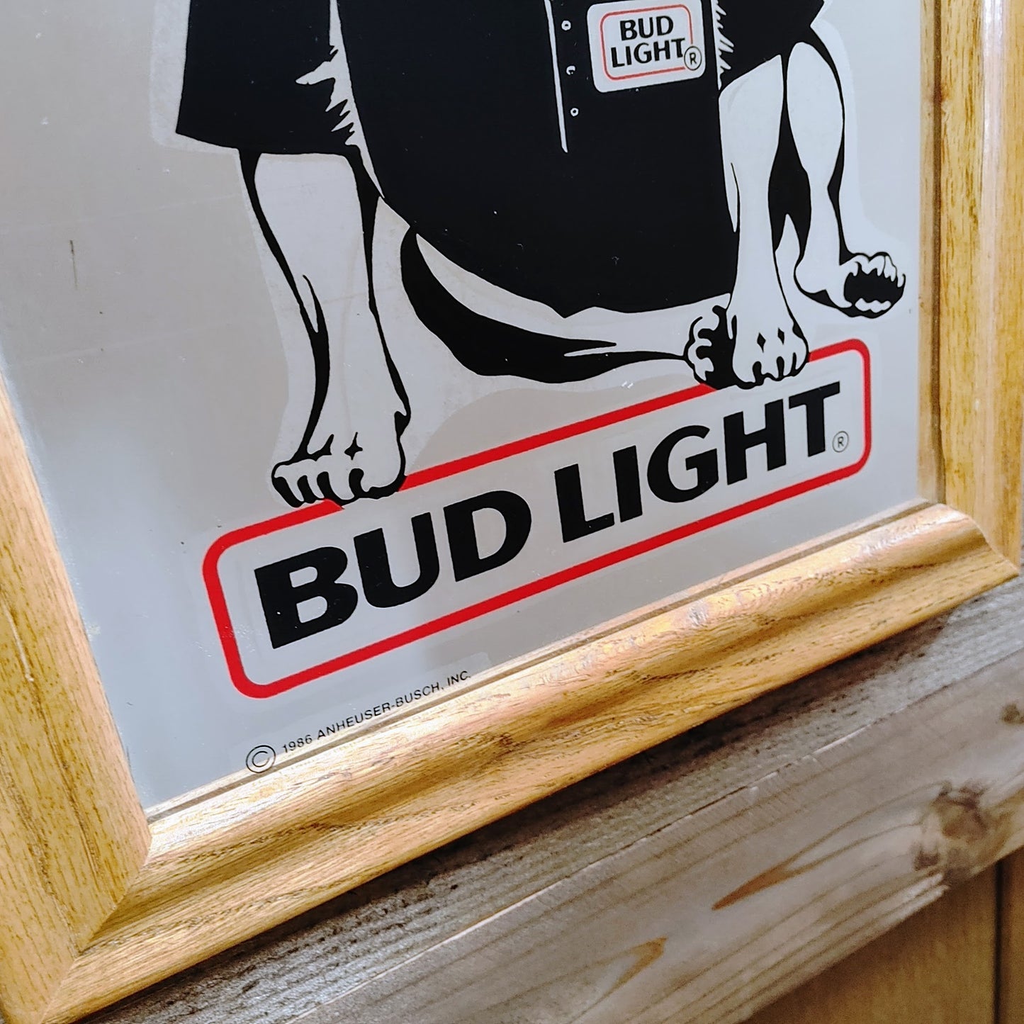 BUD LIGHT パブミラー
