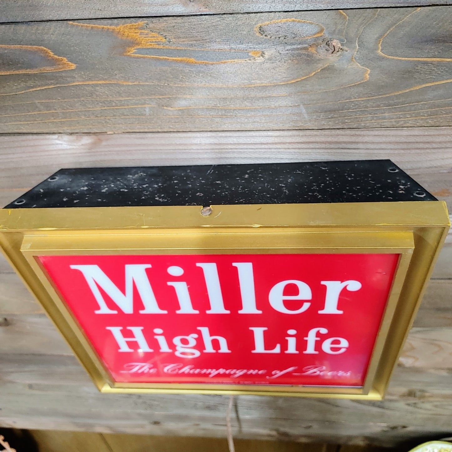 1980's MILLER HIGH LIFE ライトサイン