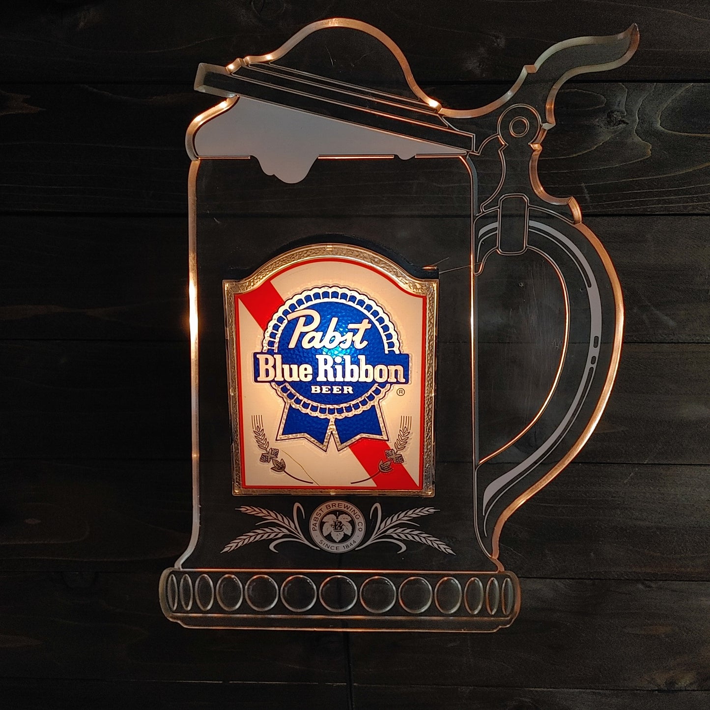 Pabst Blue Ribbon ライトサイン