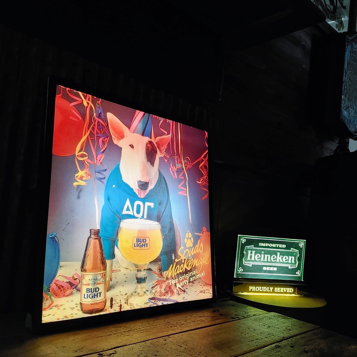1980's BUD LIGHT バドライト ライトサイン
