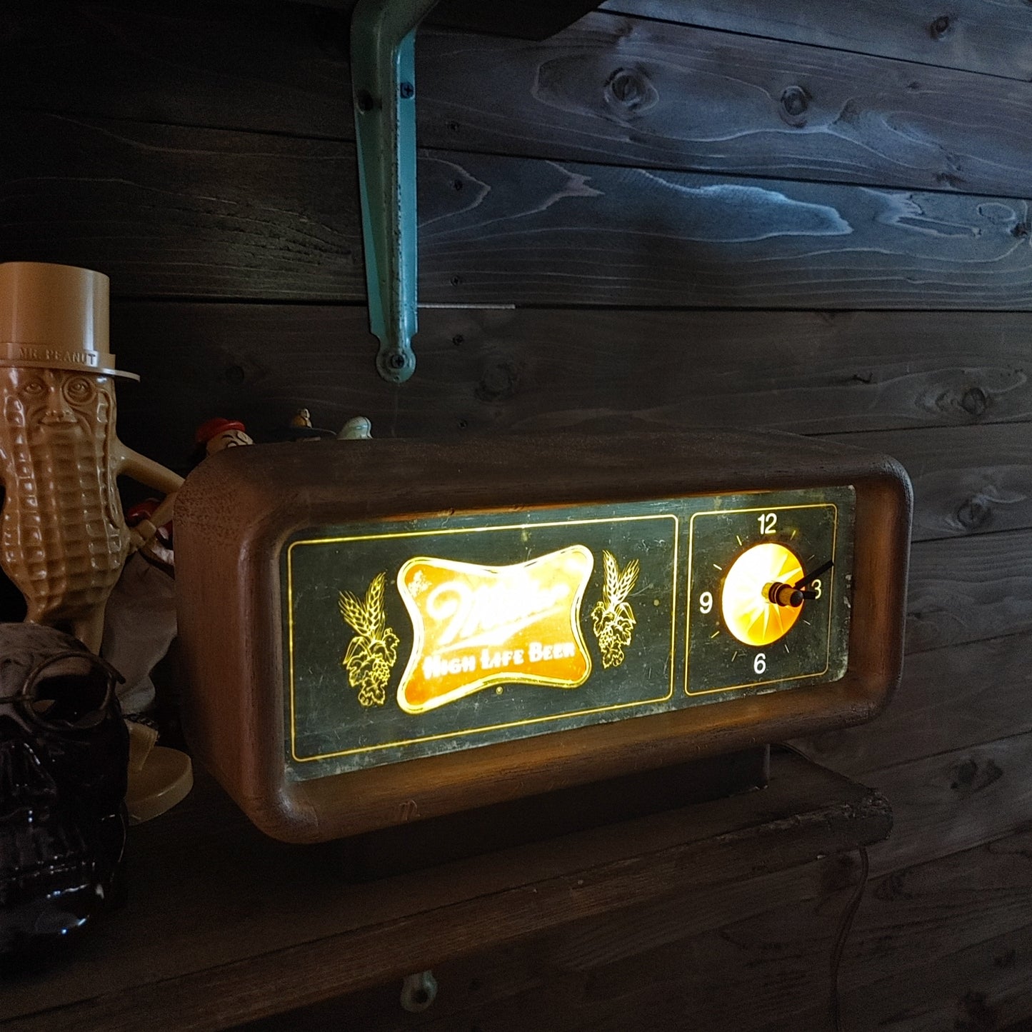 Miller スターバーストクロック ライトサイン