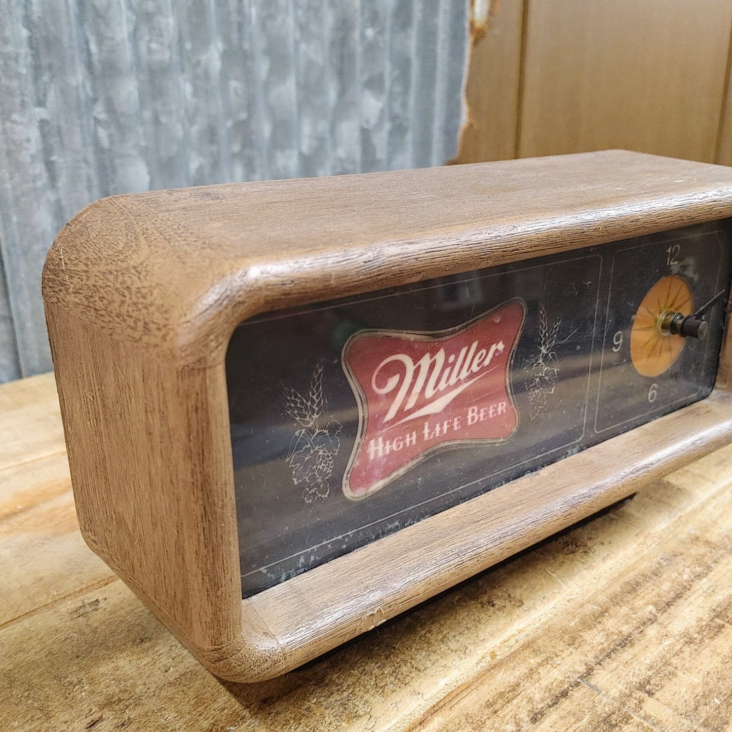 Miller スターバーストクロック ライトサイン