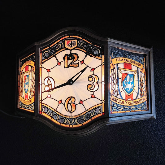 Old Style Beer クロックライトサイン