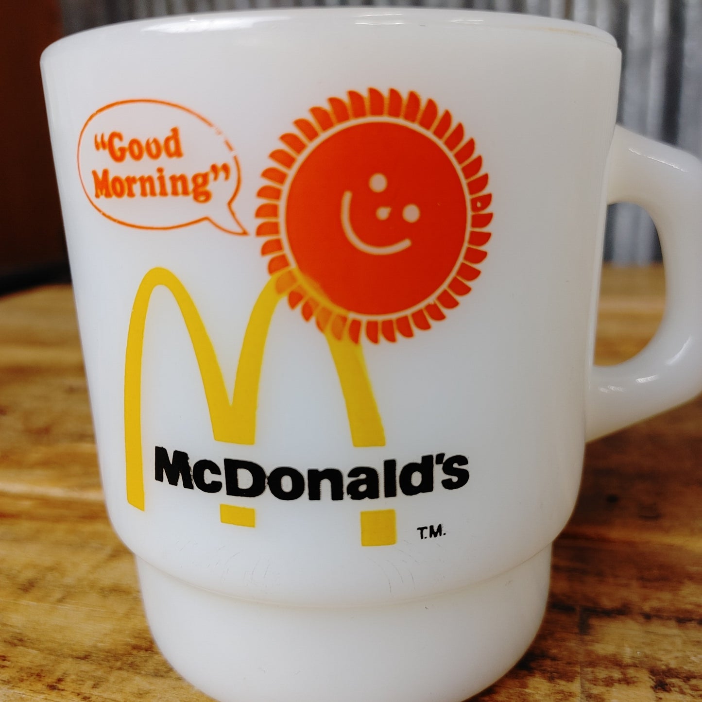 Fire King McDonald's マグカップ Good Morning 2