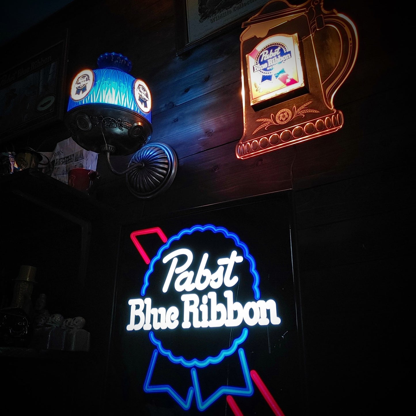 PABST BLUE RIBBON ネオンサイン風ライトサイン