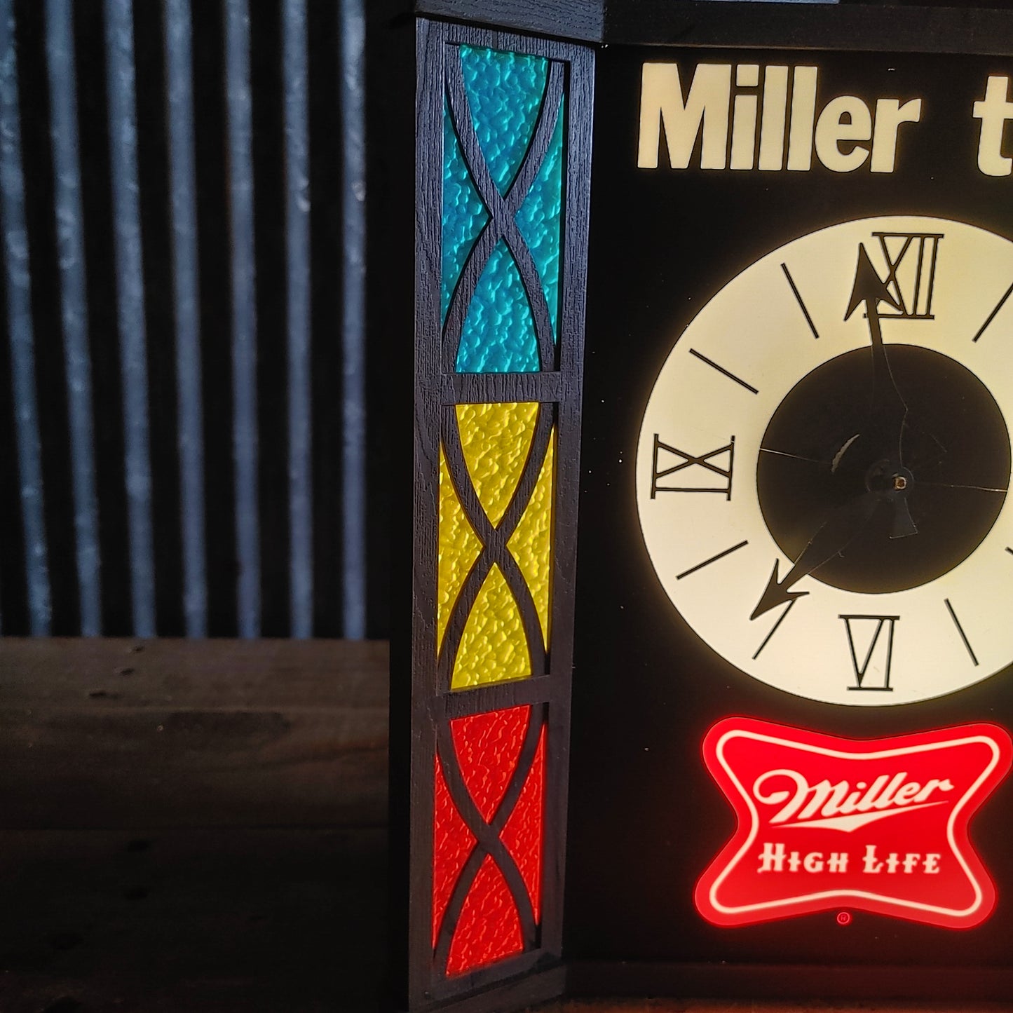 Miller High Life クロックライトサイン