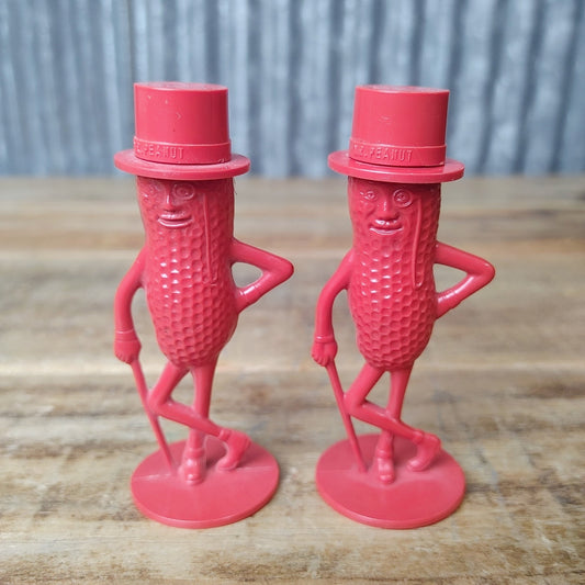 50~60's Mr.Peanut Salt & Pepper RED