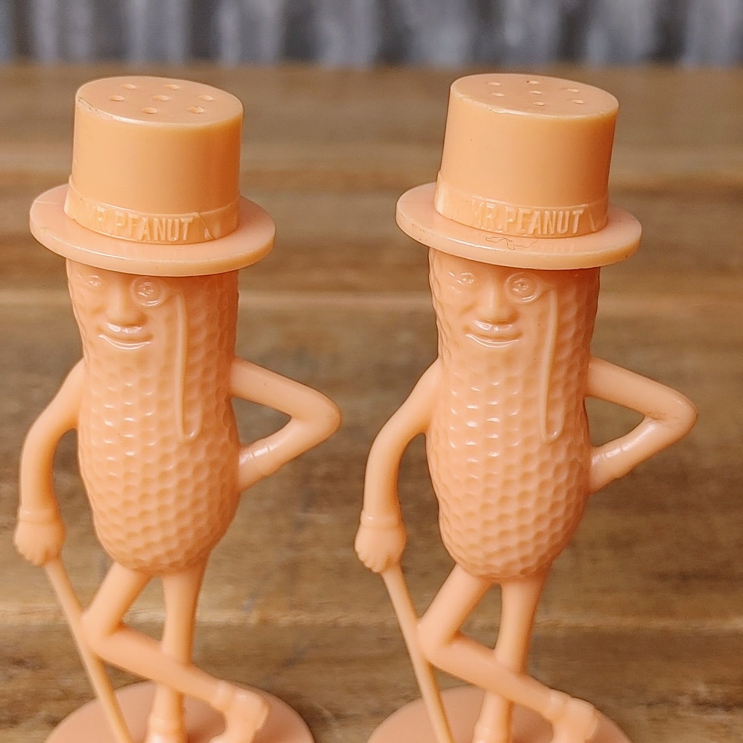 50~60's Mr.Peanut Salt & Pepper ライトオレンジ
