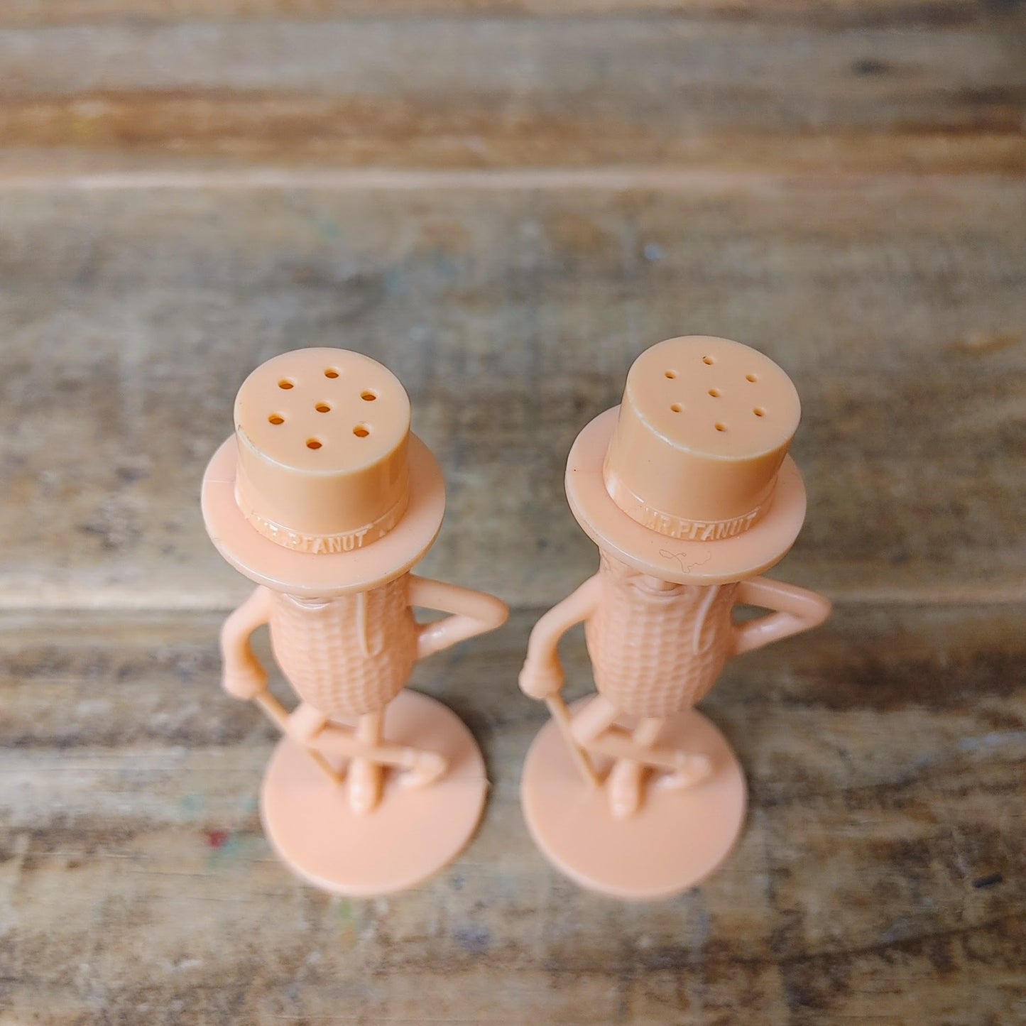 50~60's Mr.Peanut Salt & Pepper ライトオレンジ