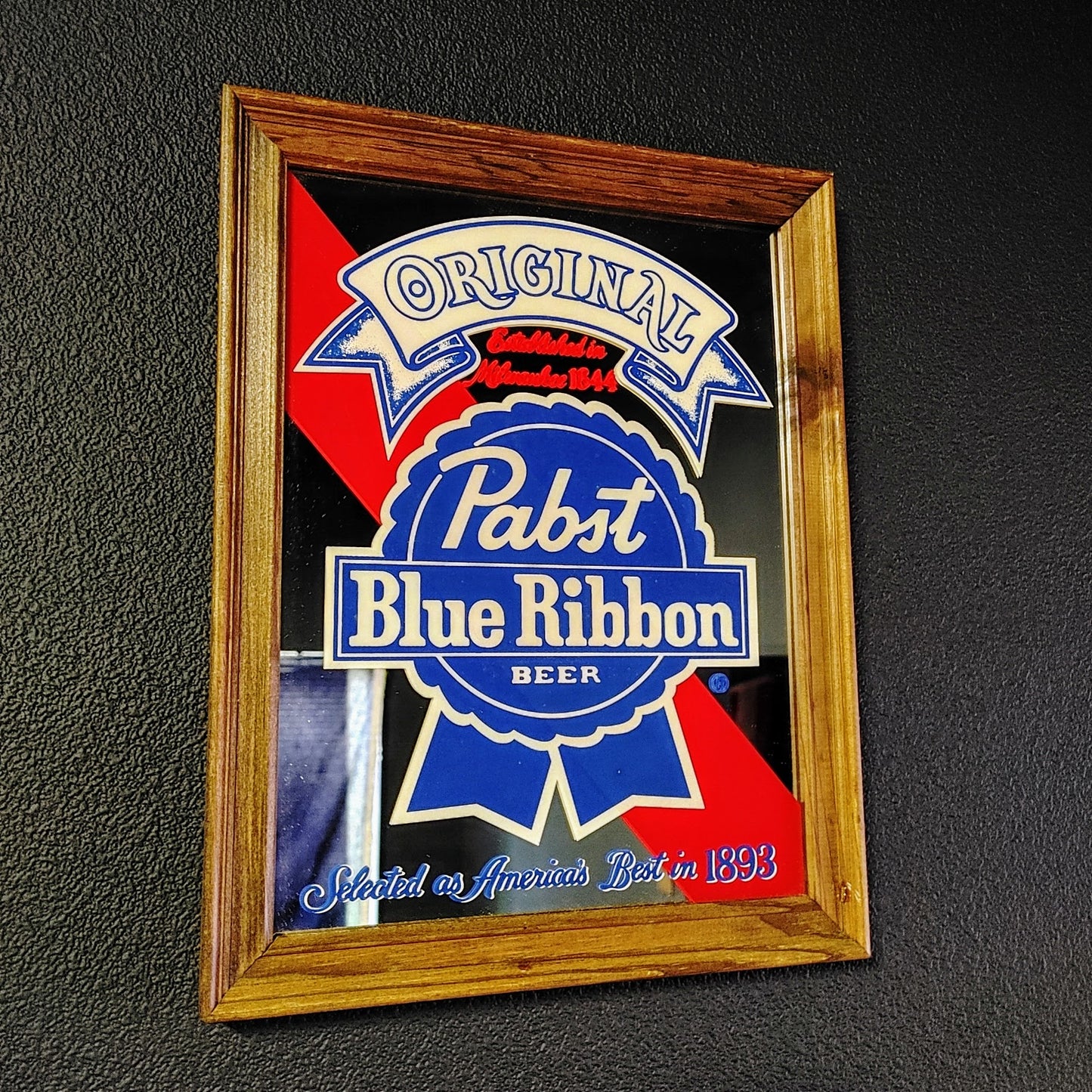 80's Pabst Blue Ribbon パブミラー