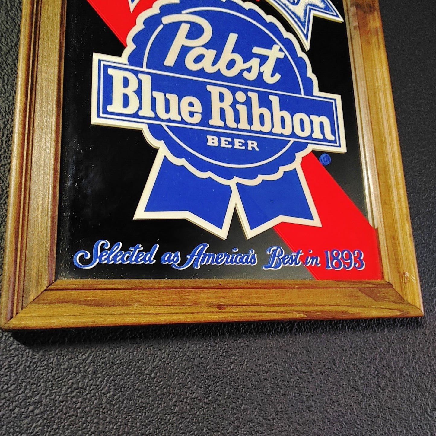80's Pabst Blue Ribbon パブミラー