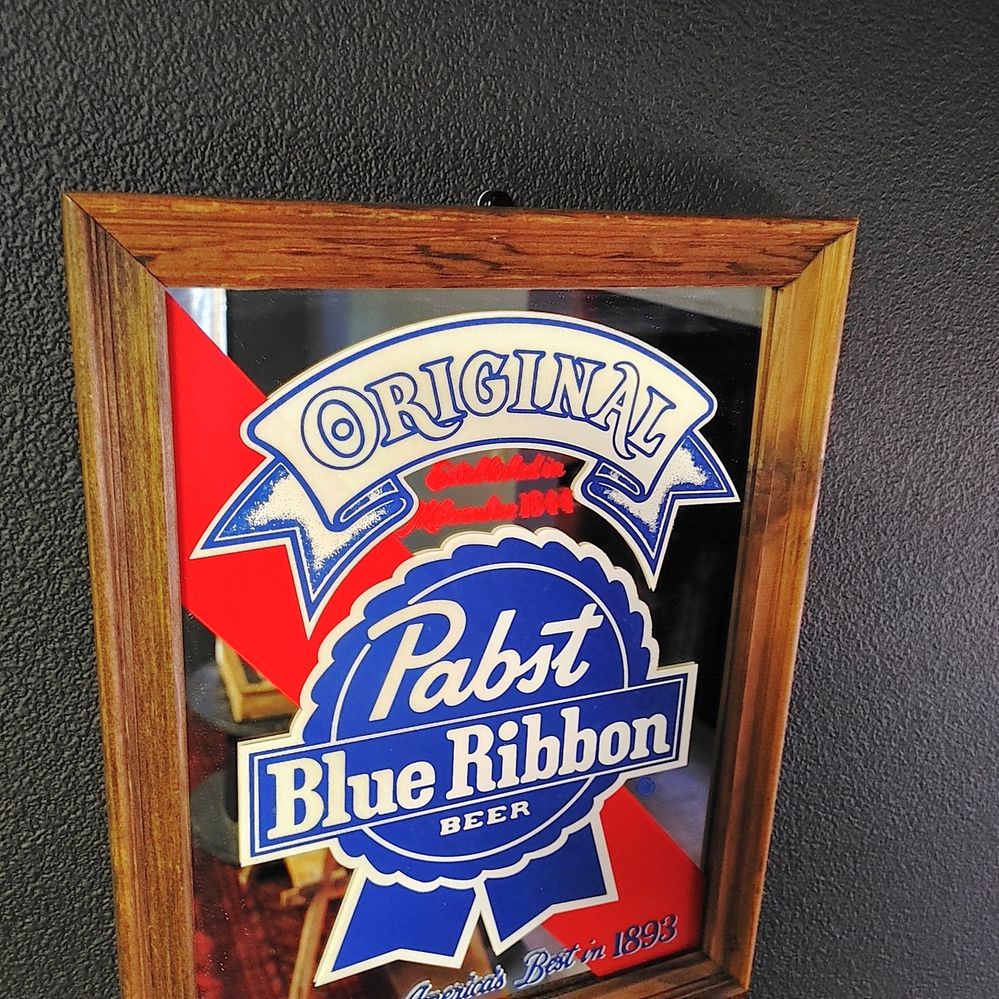 80's Pabst Blue Ribbon パブミラー