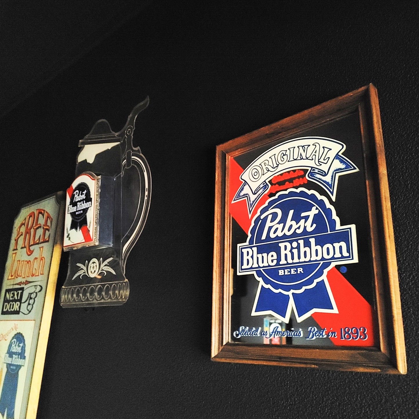 80's Pabst Blue Ribbon パブミラー