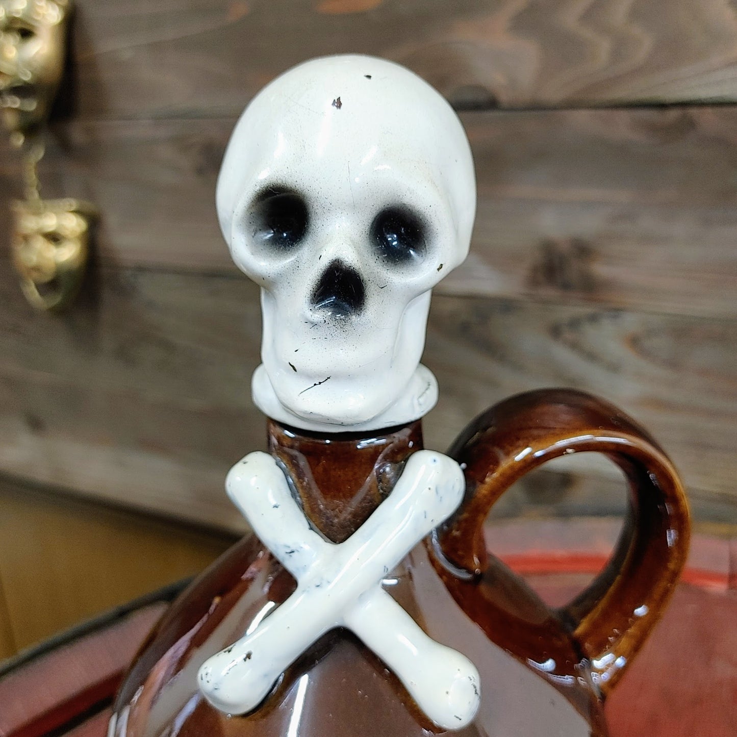 SKULL Lay Off The Poison Jug Shot Glasses Set