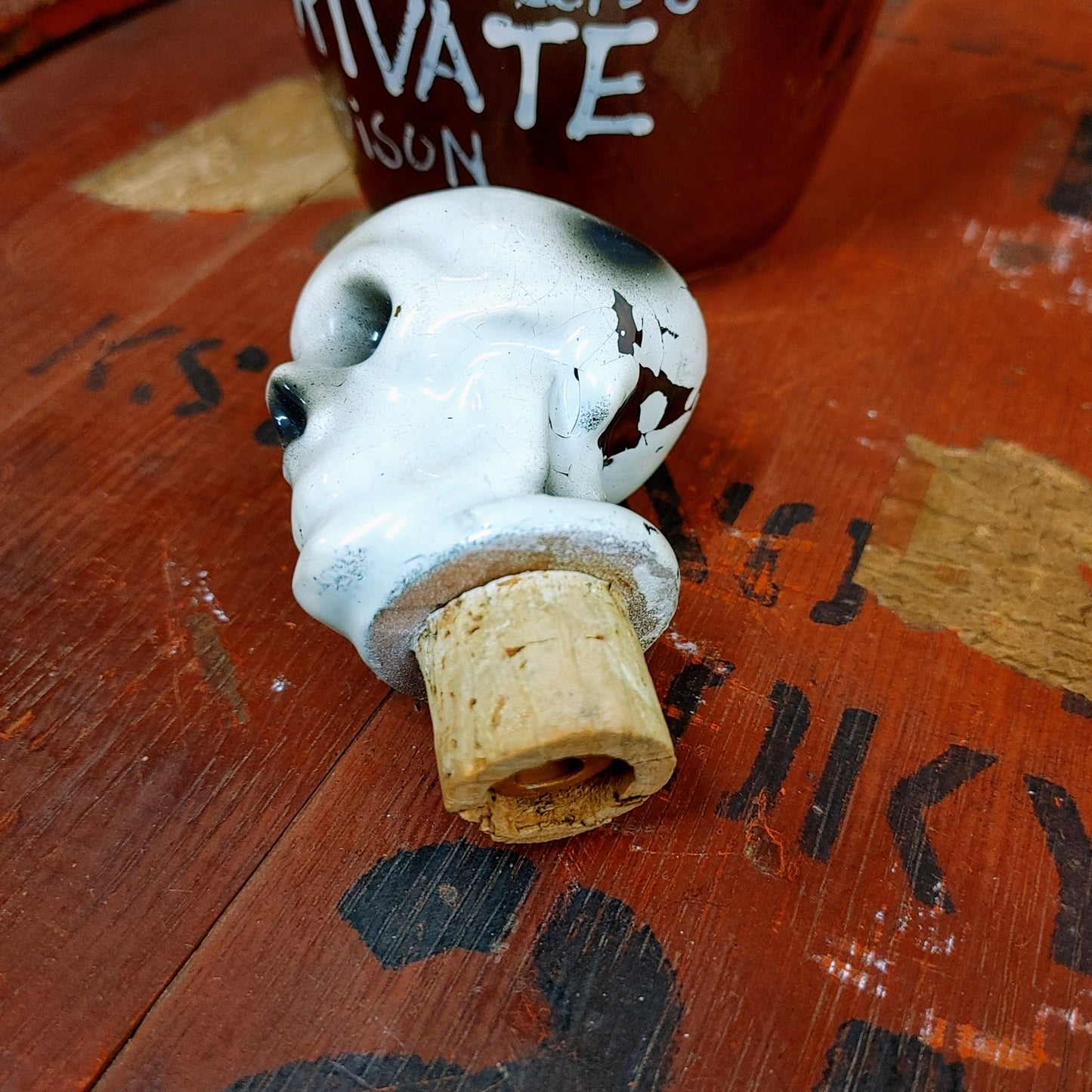 SKULL Lay Off The Poison Jug Shot Glasses Set