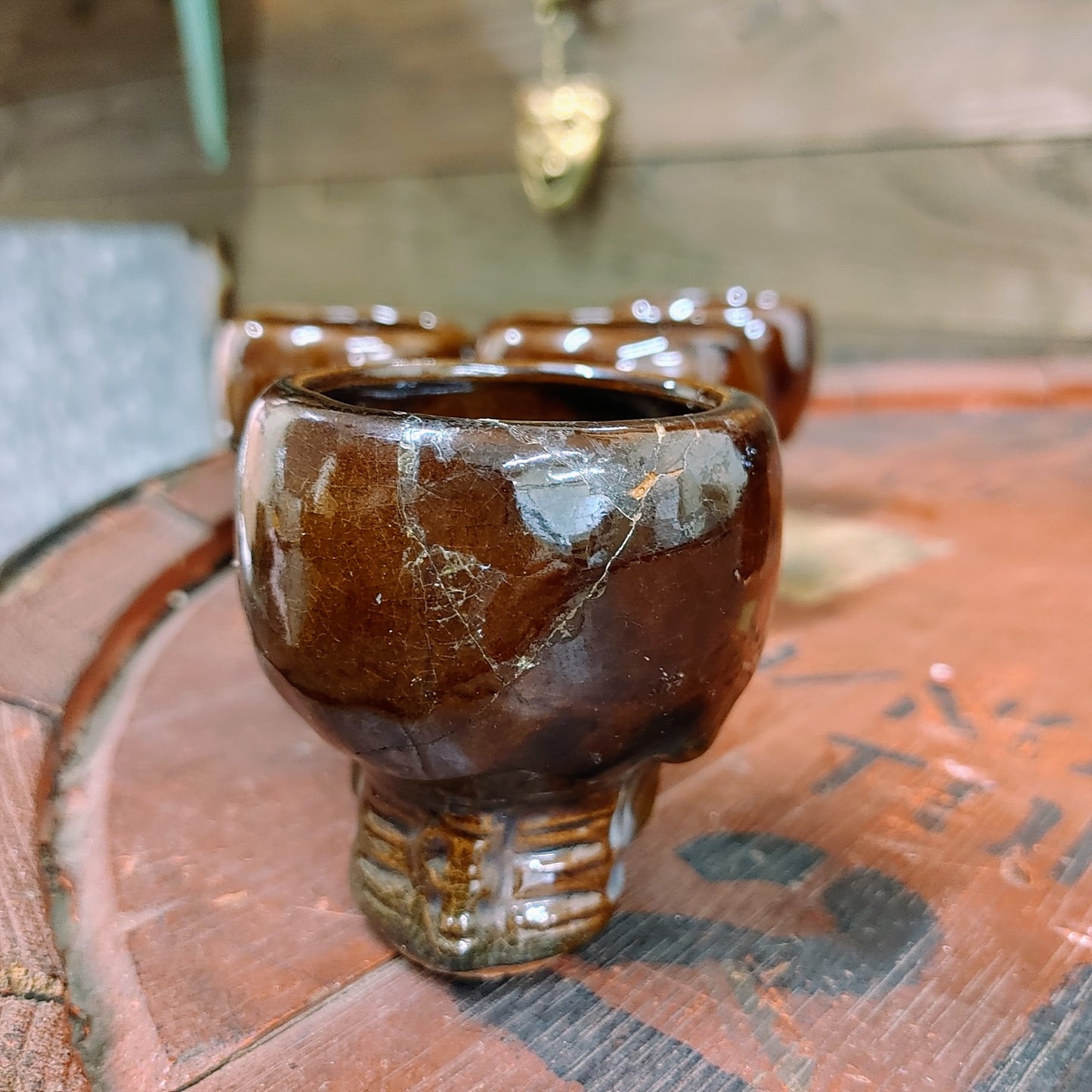 SKULL Lay Off The Poison Jug Shot Glasses Set