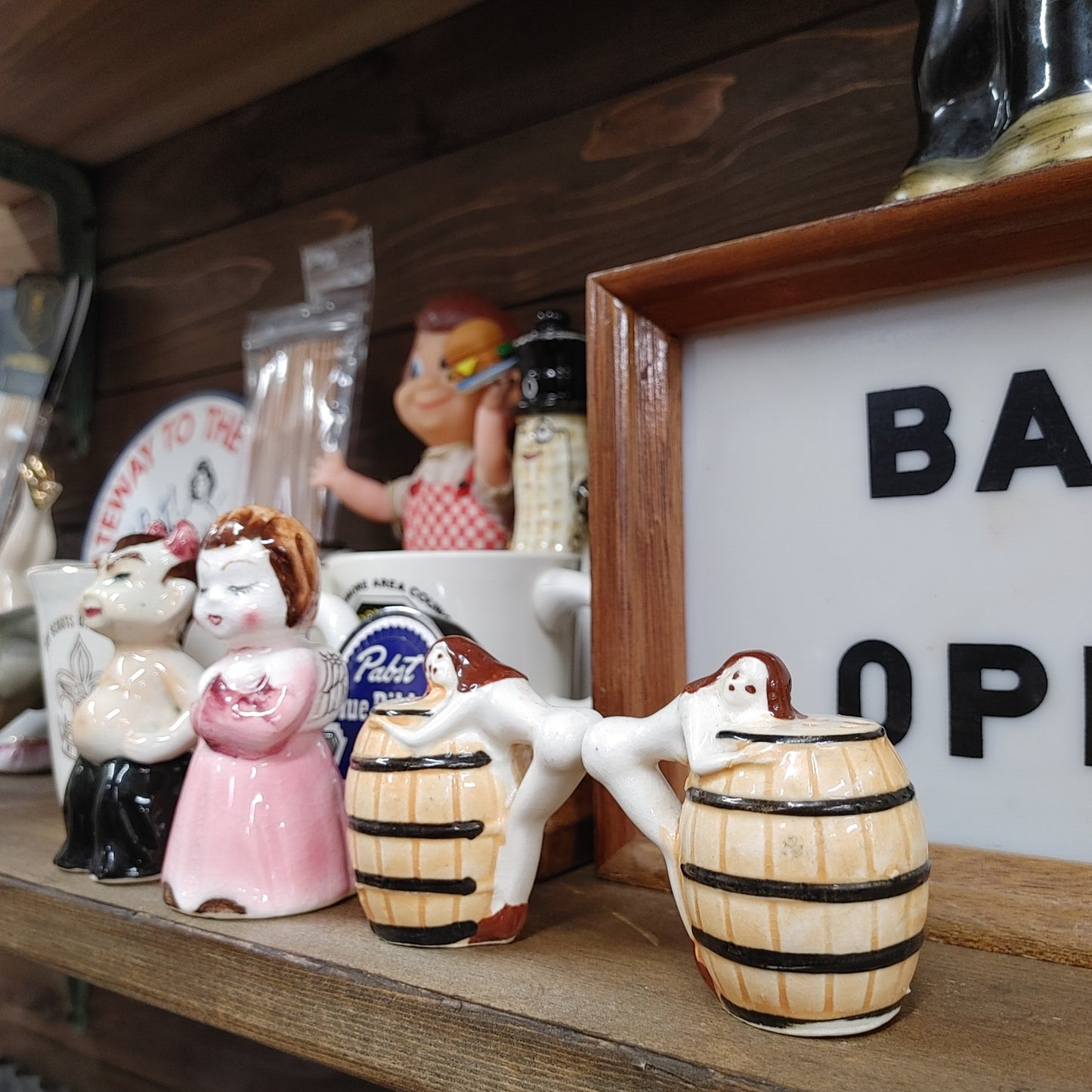 Naked Lady Salt & Pepper Shakers