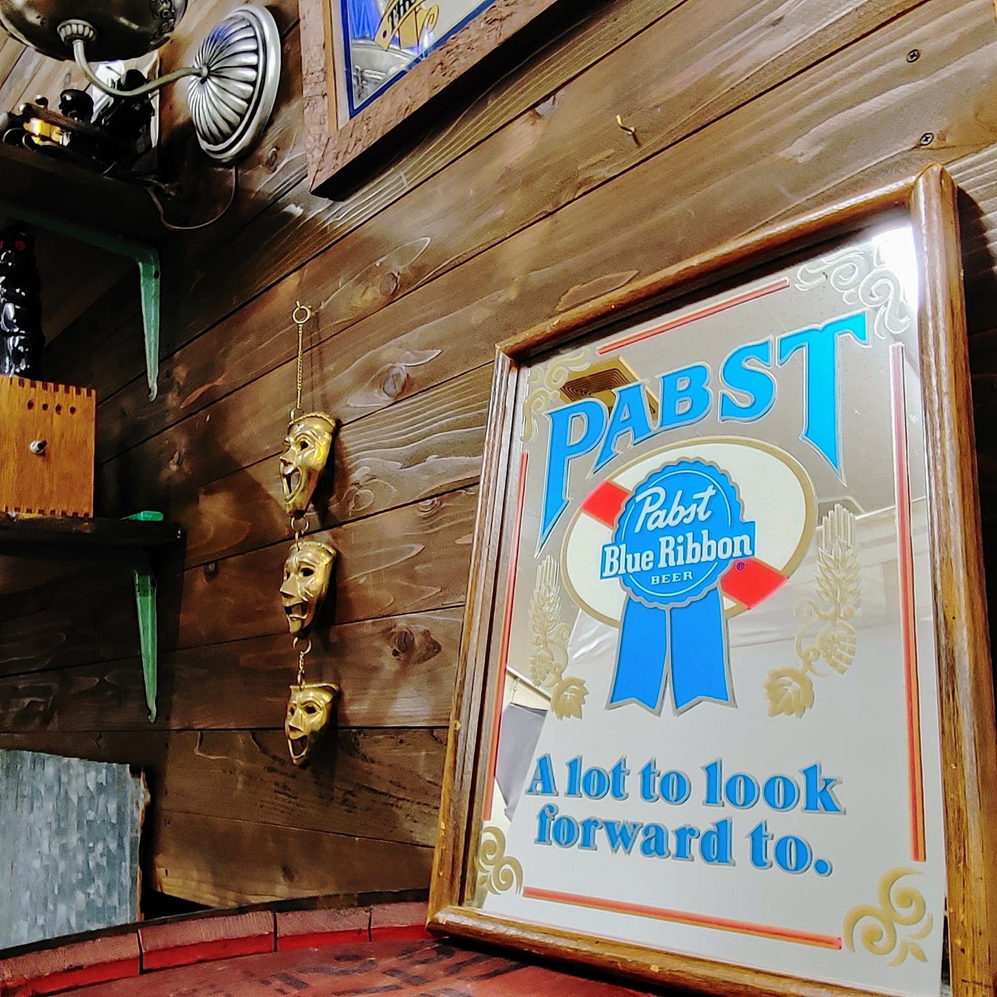 Pabst Blue Ribbon パブミラー