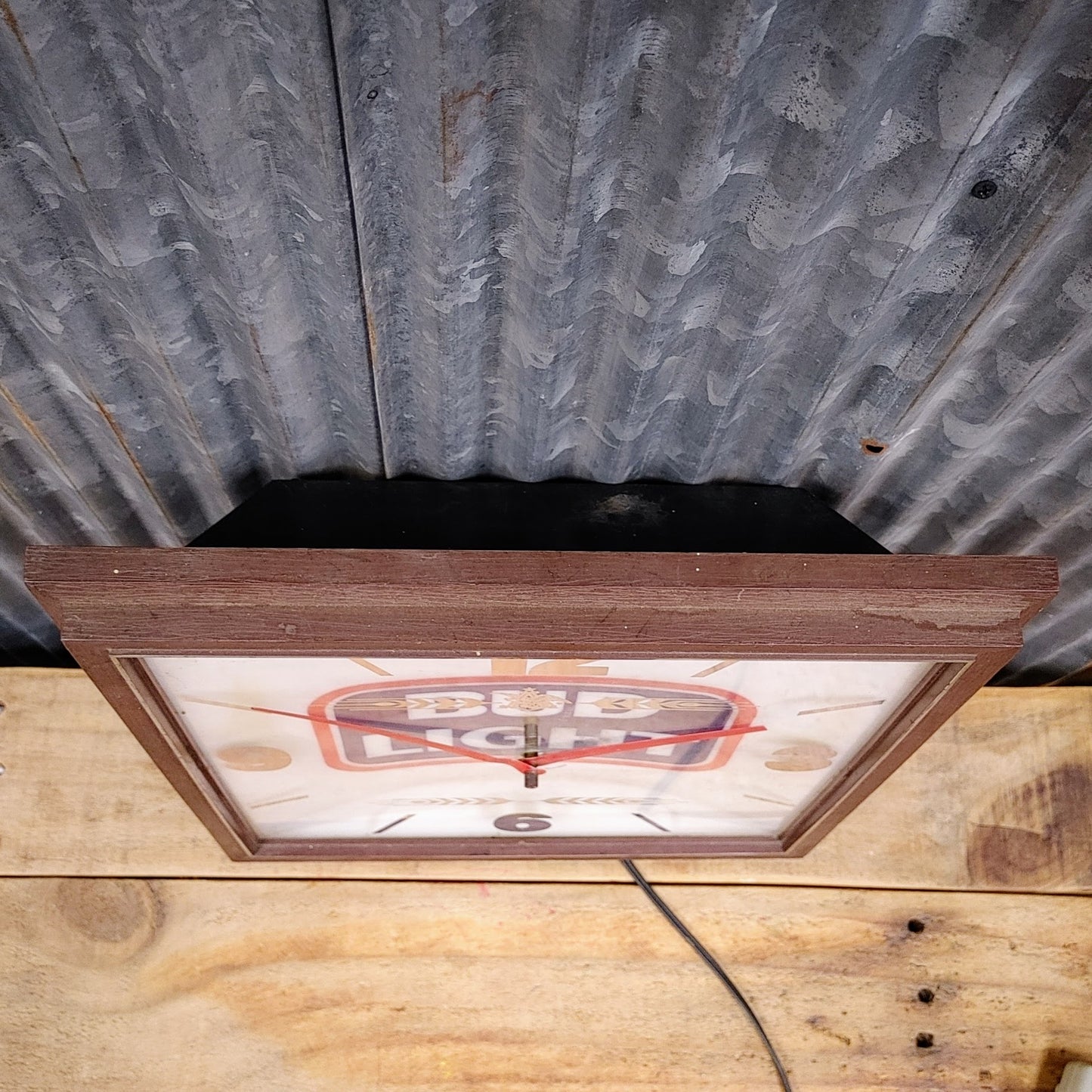 Bud Light electric wall clock ライトサイン