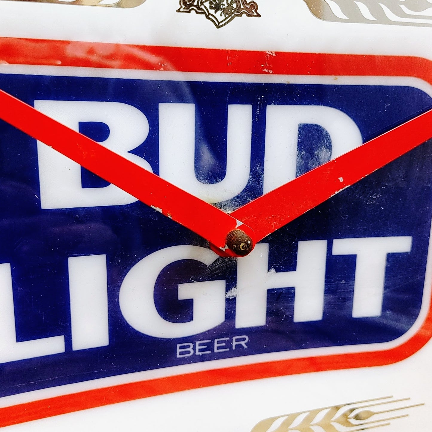 Bud Light electric wall clock ライトサイン
