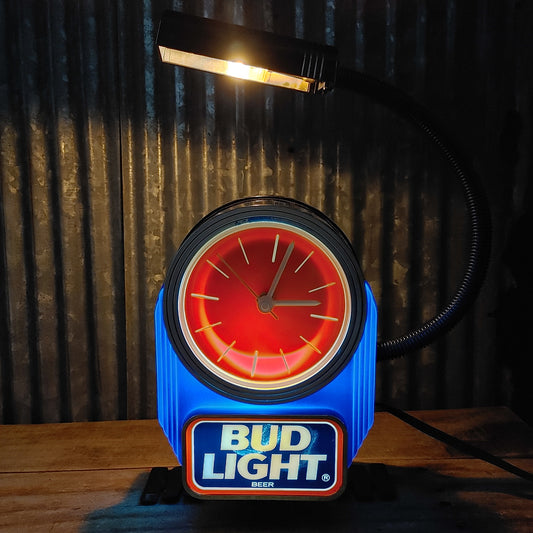 1990's BUD LIGHT レジスタクロック&ライトサイン