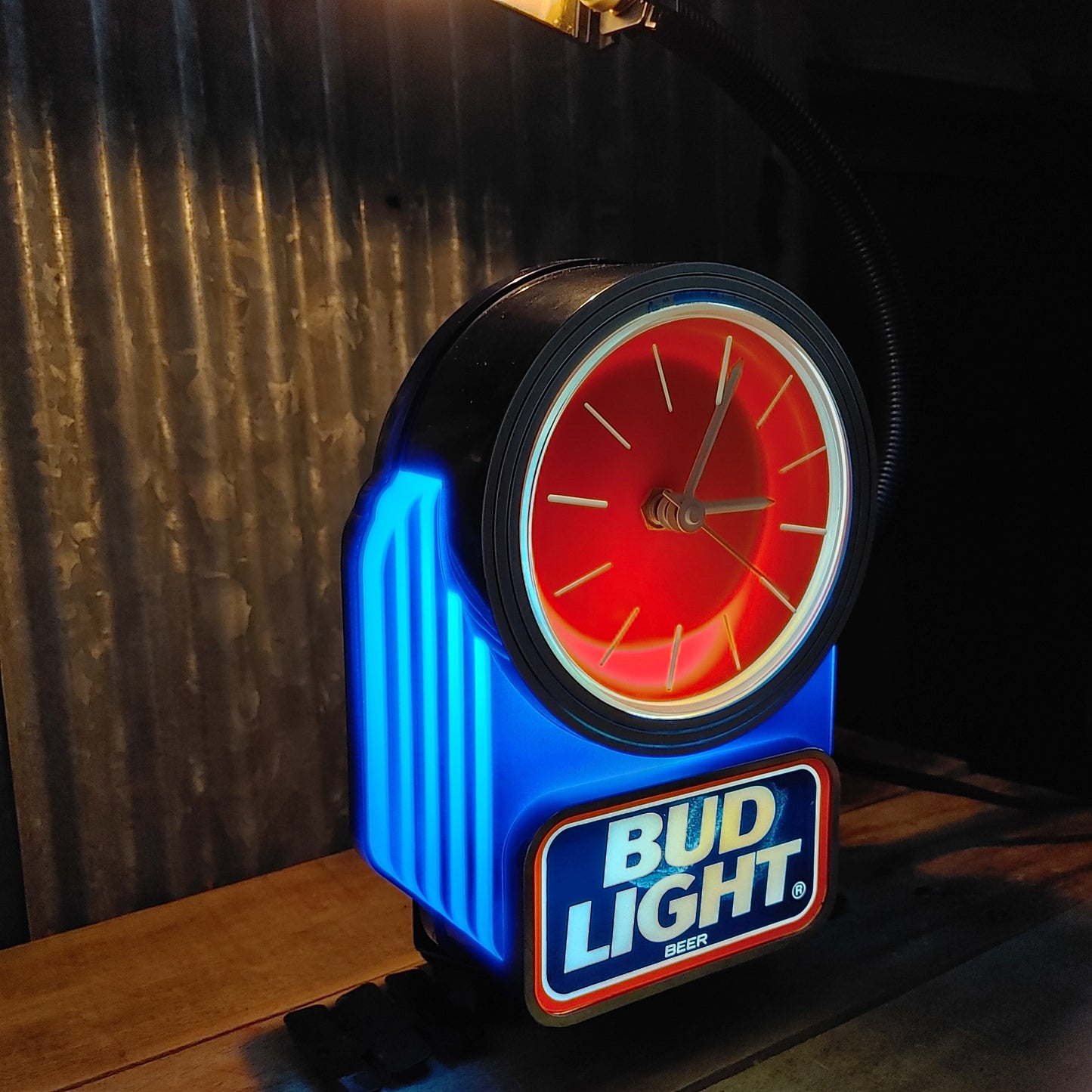 1990's BUD LIGHT レジスタクロック&ライトサイン