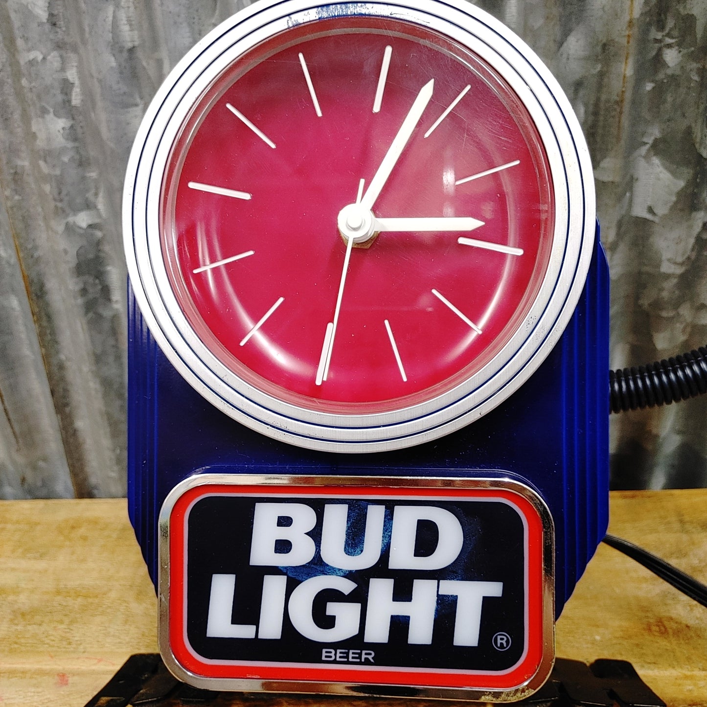 1990's BUD LIGHT レジスタクロック&ライトサイン