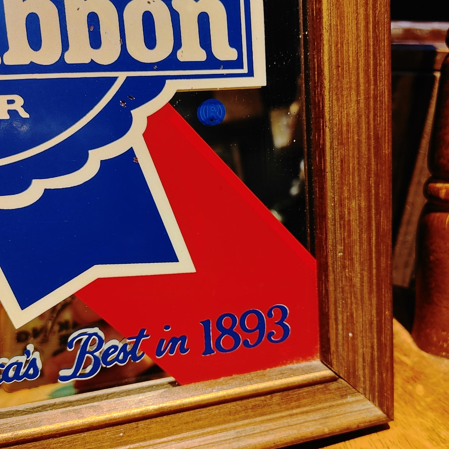 Pabst Blue Ribbon パブミラー