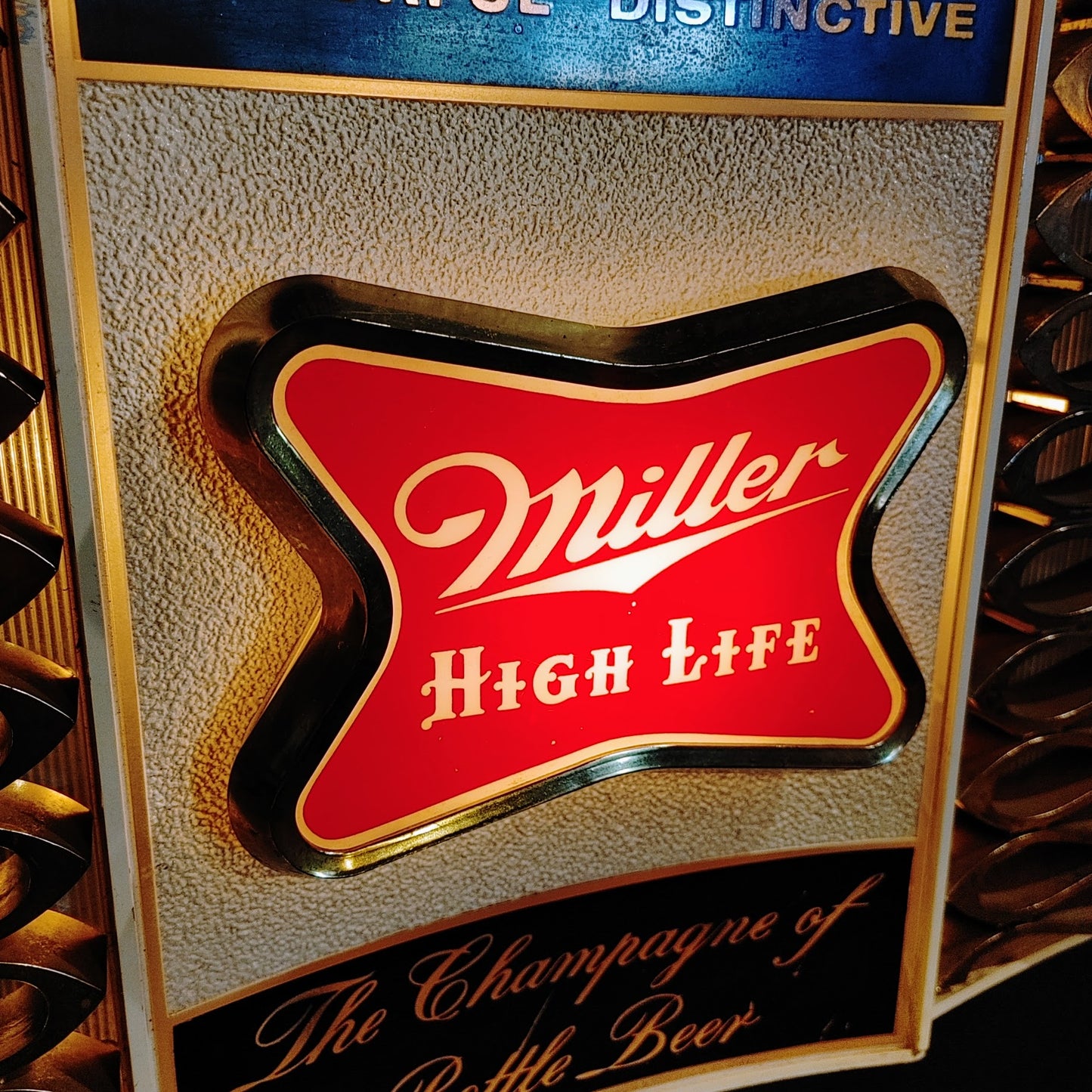 1960's MILLER HIGH LIFE ライトサイン