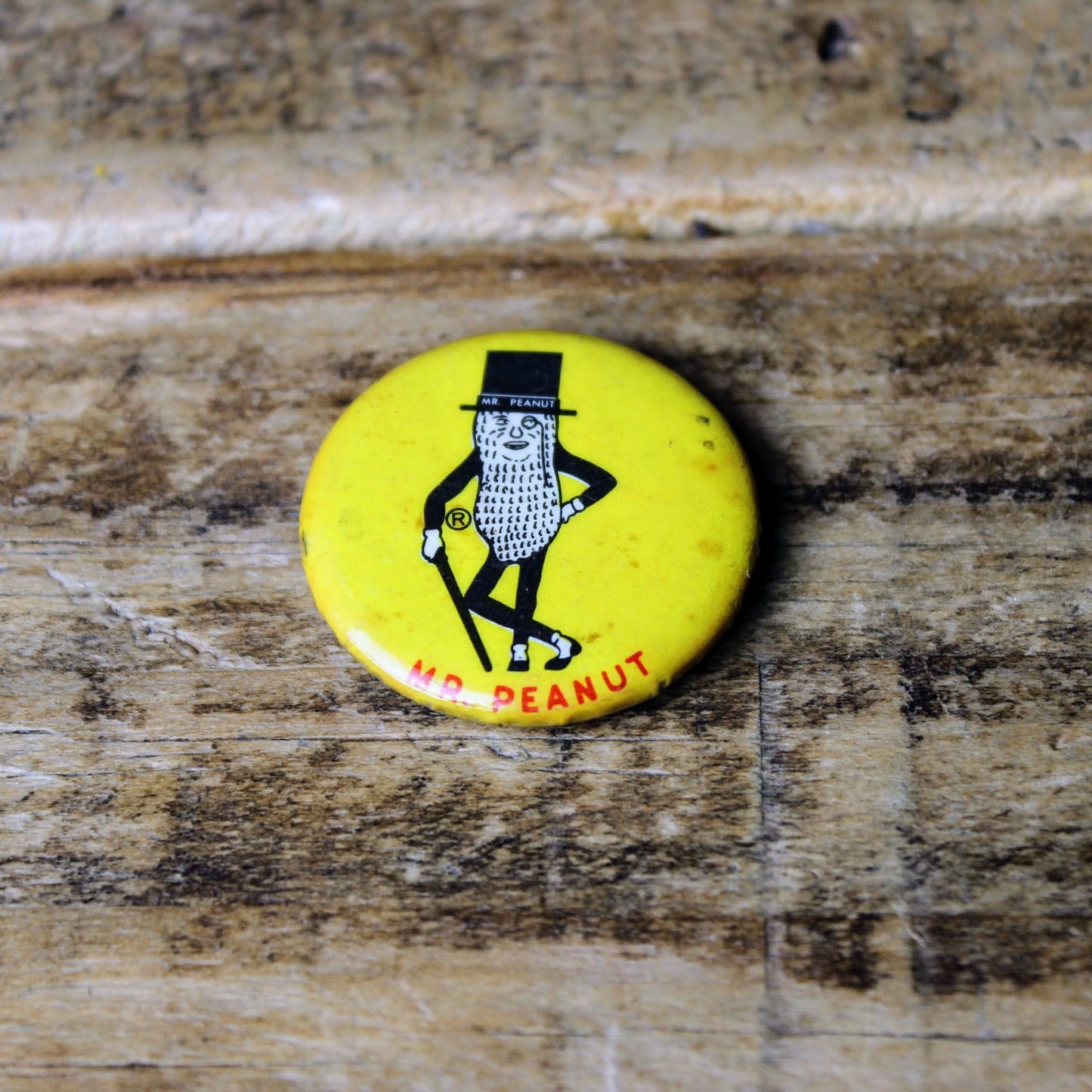 【送料無料】1950's MR. PEANUT ピンバッジ