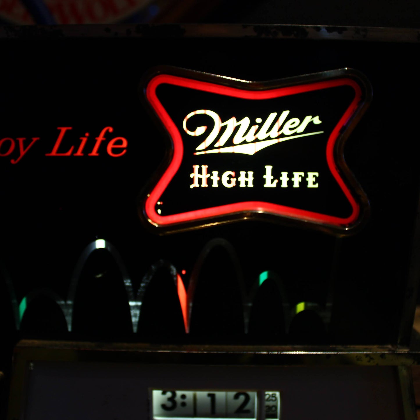 MILLER HIGH LIFE BEER ライトサイン