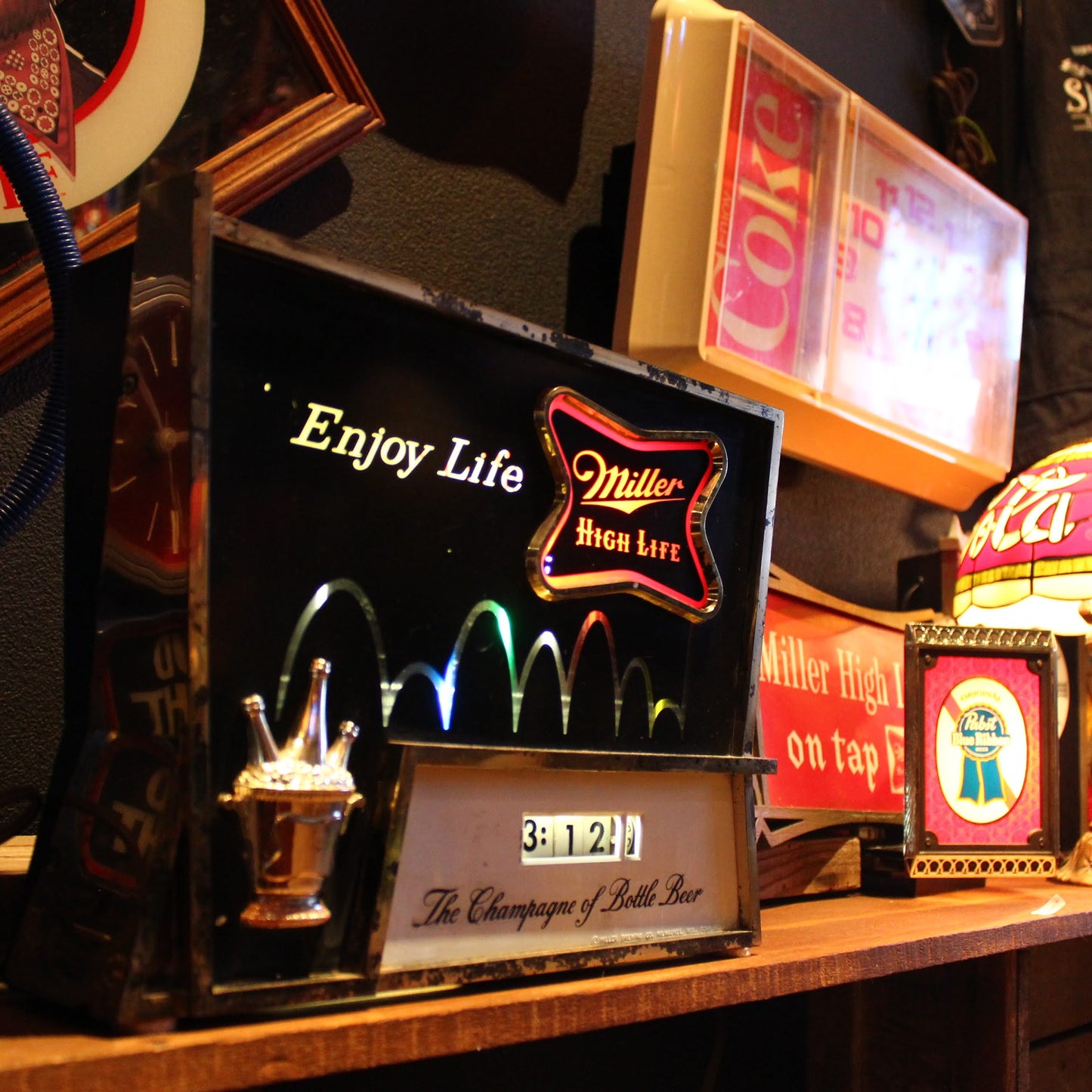MILLER HIGH LIFE BEER ライトサイン