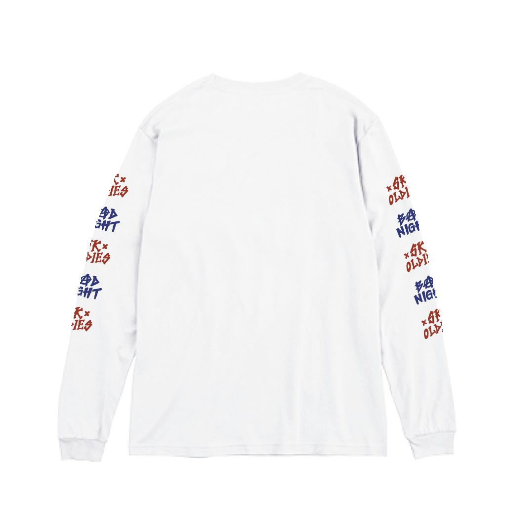※予約販売　SK OLDIES Long sleeve tee “BAD NIGHT” ※9月下旬〜10月上旬入荷