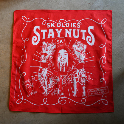 SK OLDIES "STAY NUTS" BANDANA