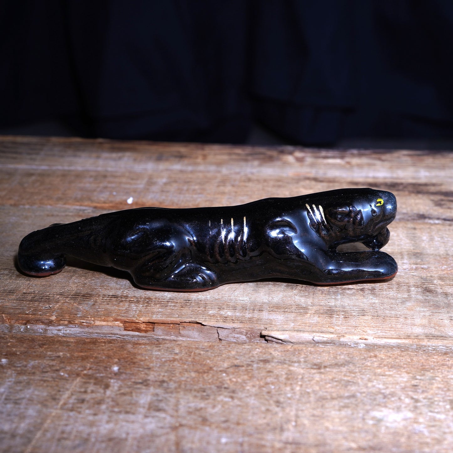 1950's ブラックパンサー オブジェ 15cm