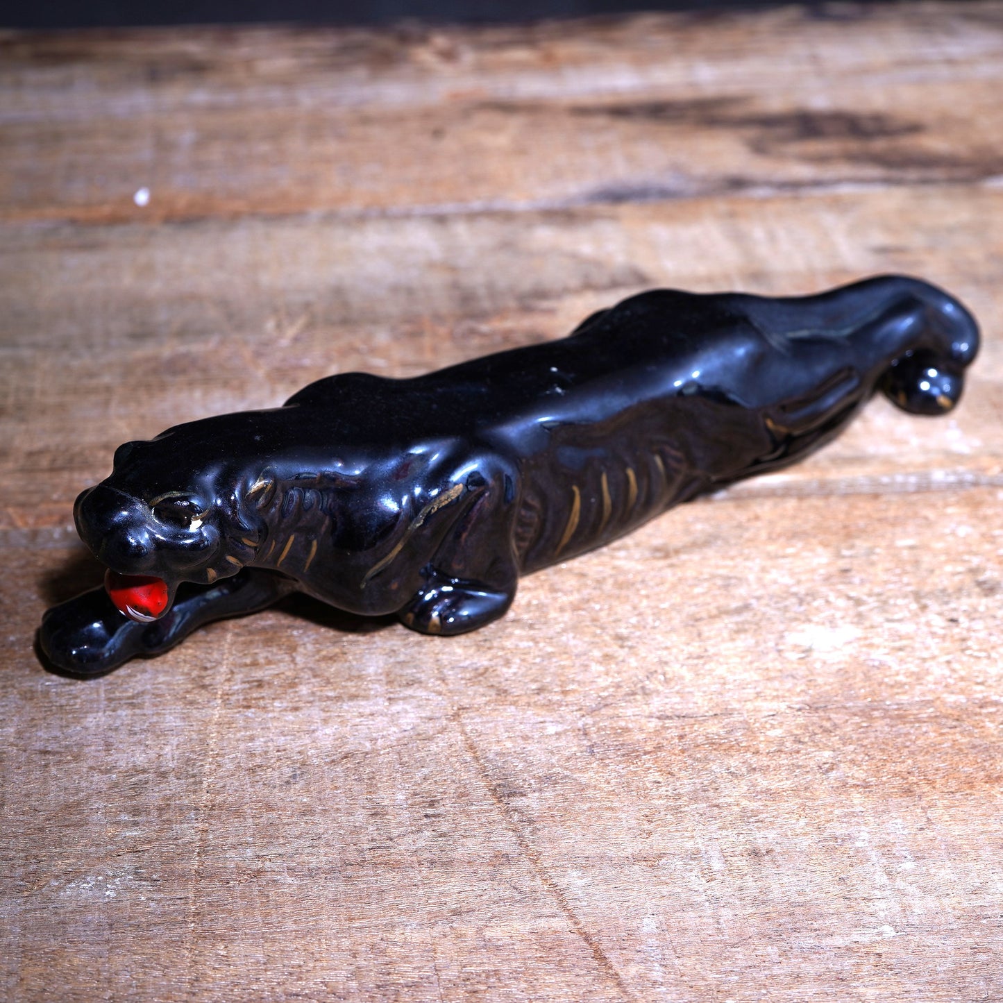 1950's ブラックパンサー オブジェ 19cm